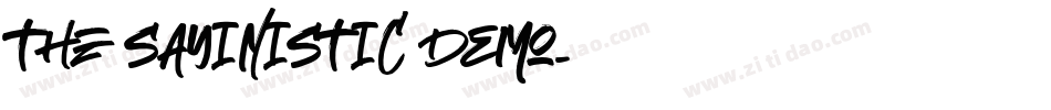 The Sayinistic DEMO字体转换